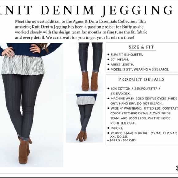 ❗1 LEFT❗Agnes & Dora Jeggings - Picture 6 of 6